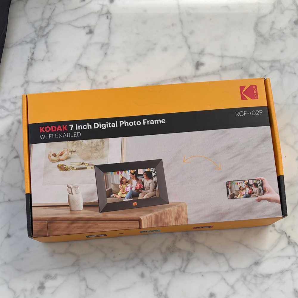 Kodak Digital Photo Frame - Black and Orange